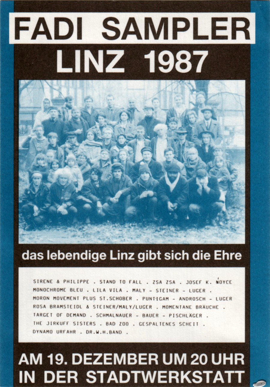 Postcard: Fadi Sampler Linz 1987