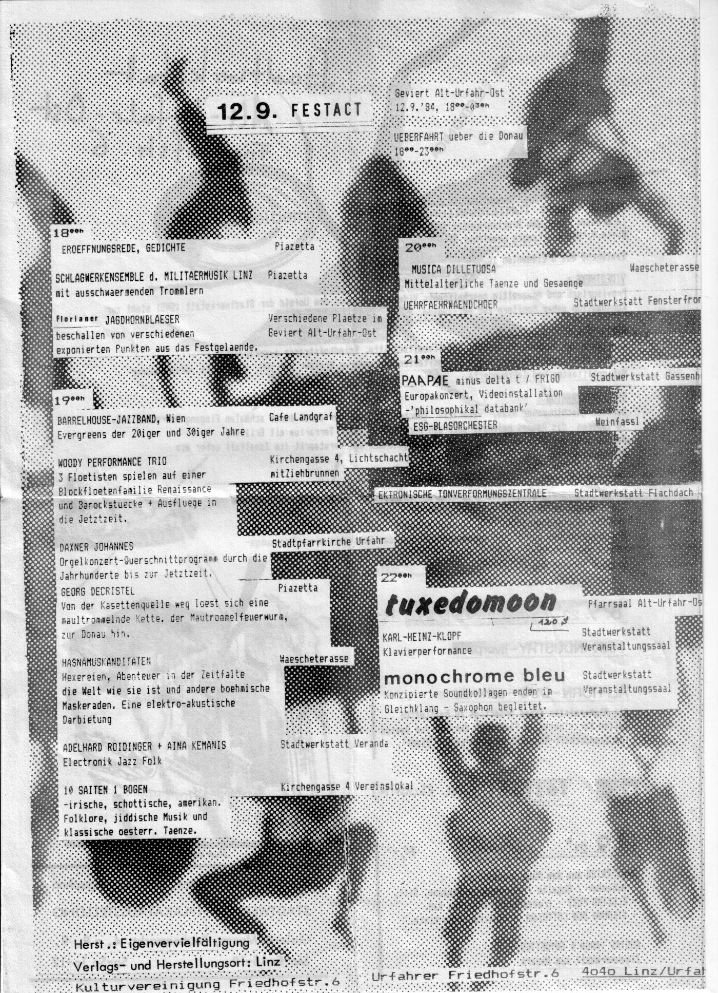 Live: Monochrome Bleu at Ars Electronica 1984 - Stadtwerkstatt