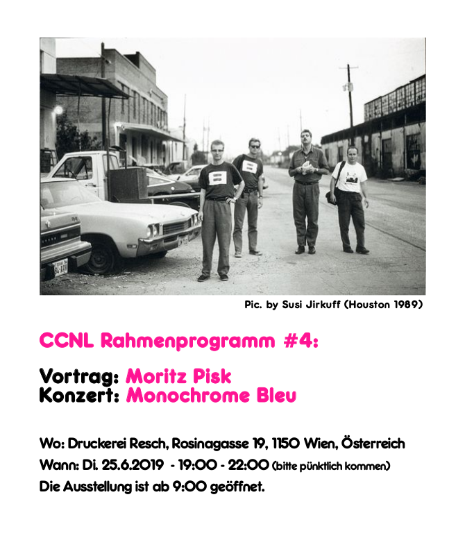 Flyer: Monochrome Bleu at CCNL Vienna