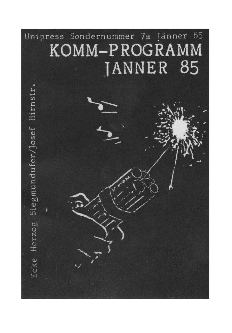 Booklet: KOMM, Innsbruck 1985