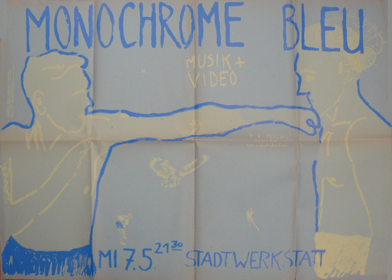 Poster: Stadtwerkstatt 7.5.1986 by Herbert Schager