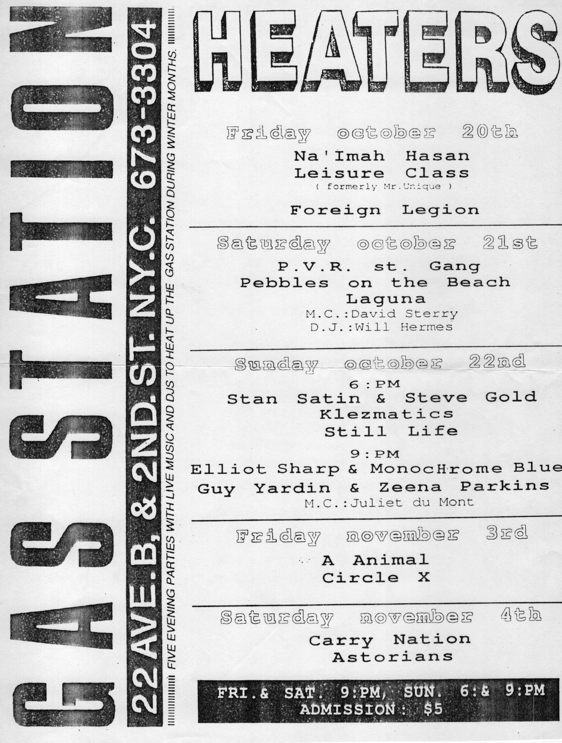 Flyer Gas Station NYC