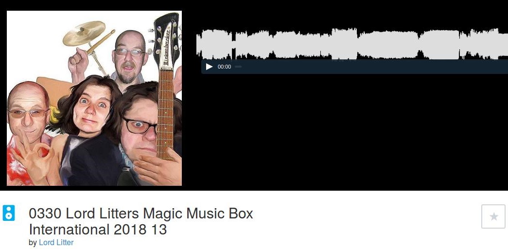 "Walking Talking (in Paris)" at Lord Litter*s Magic Music Box 2018-13 / 1